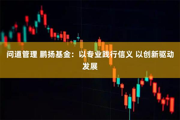 问道管理 鹏扬基金:以专业践行信义 以创新驱动发展
